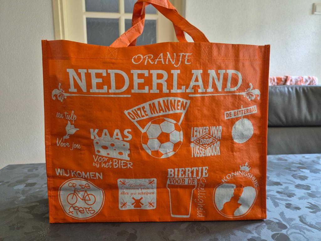 Oranje Nederland Voetbal Big Shopper Tas, Ophalen of Verzenden, Zo goed als nieuw, Shopper