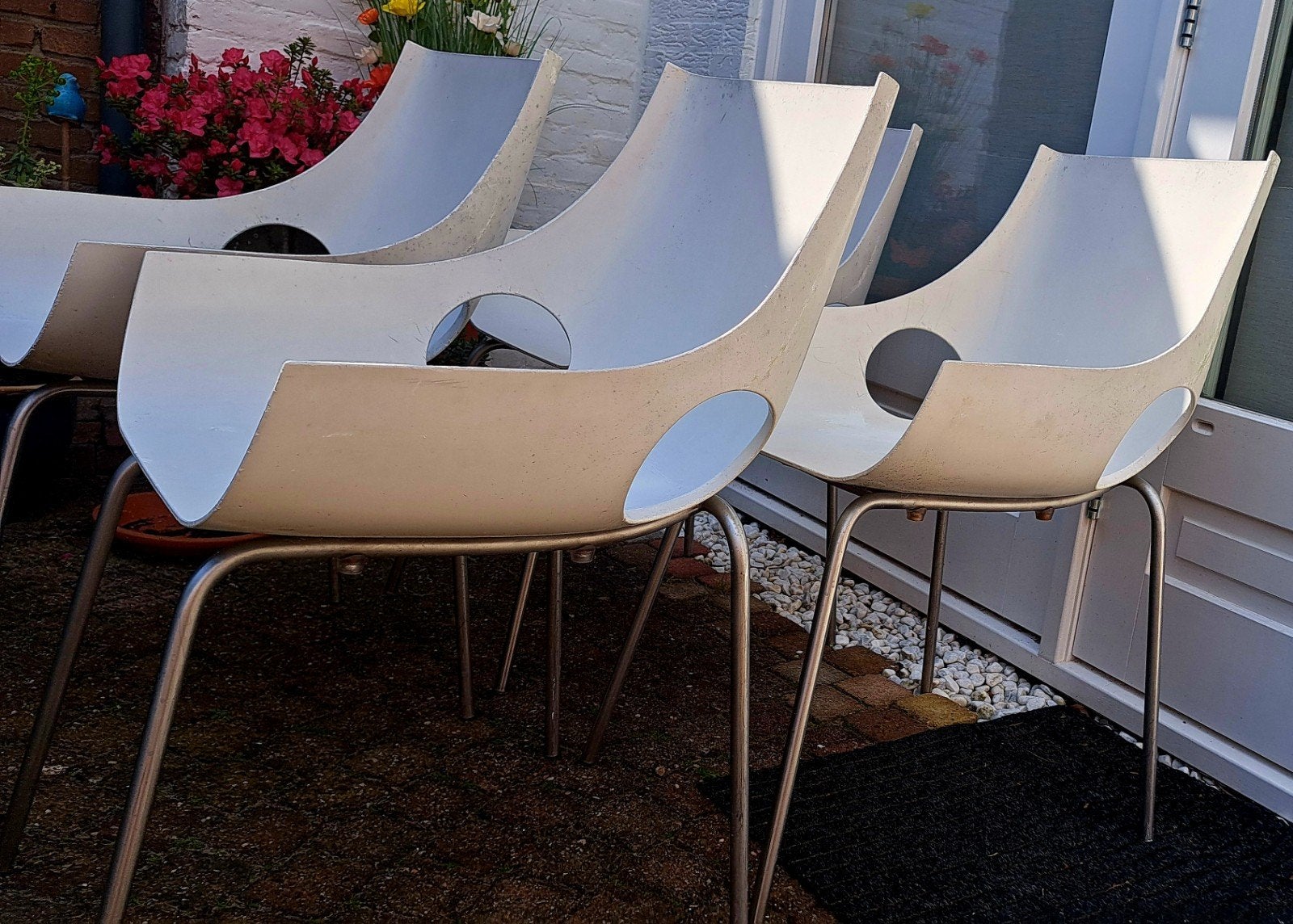 Italiaanse tuinstoelen, Ophalen, Gebruikt, Kunststof