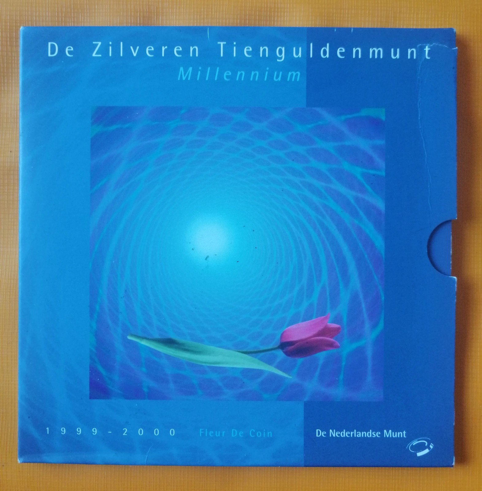 Zilveren 10 gulden munt Millennium 1999-2000 FDC, Postzegels en Munten, Munten | Nederland, Verzenden, Koningin Beatrix, Zilver