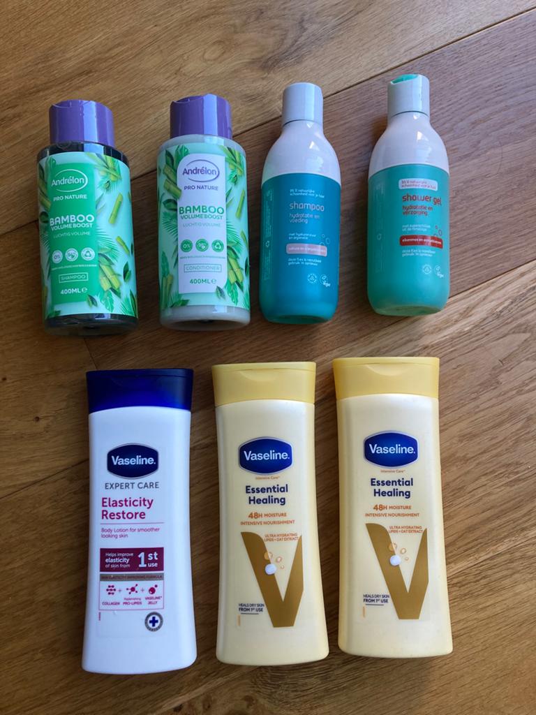 Bodylotion, shampoo, conditioner, shower gel, Ophalen of Verzenden, Nieuw, Bad & Douche
