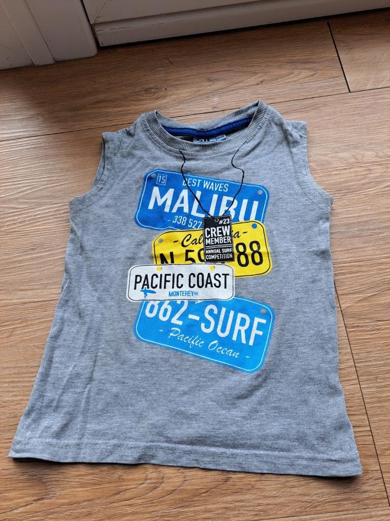 Shirt zonder mouw maat 92, Ophalen of Verzenden, Zo goed als nieuw, Jongen, Shirt of Longsleeve