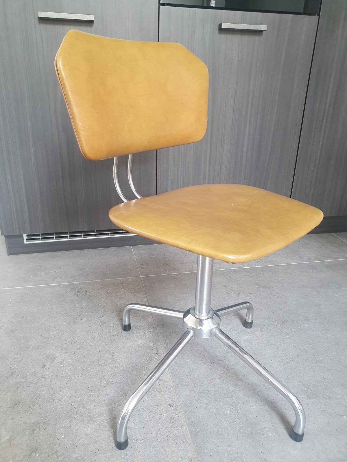 bureaustoel vintage industrieel, Ophalen, Gebruikt, Overige kleuren