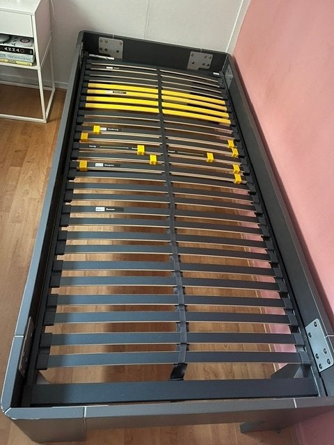 Beterbed bed fresh en bossflex 400 lattenbodem 90x200, Ophalen, Overige materialen, Gebruikt, 90 cm