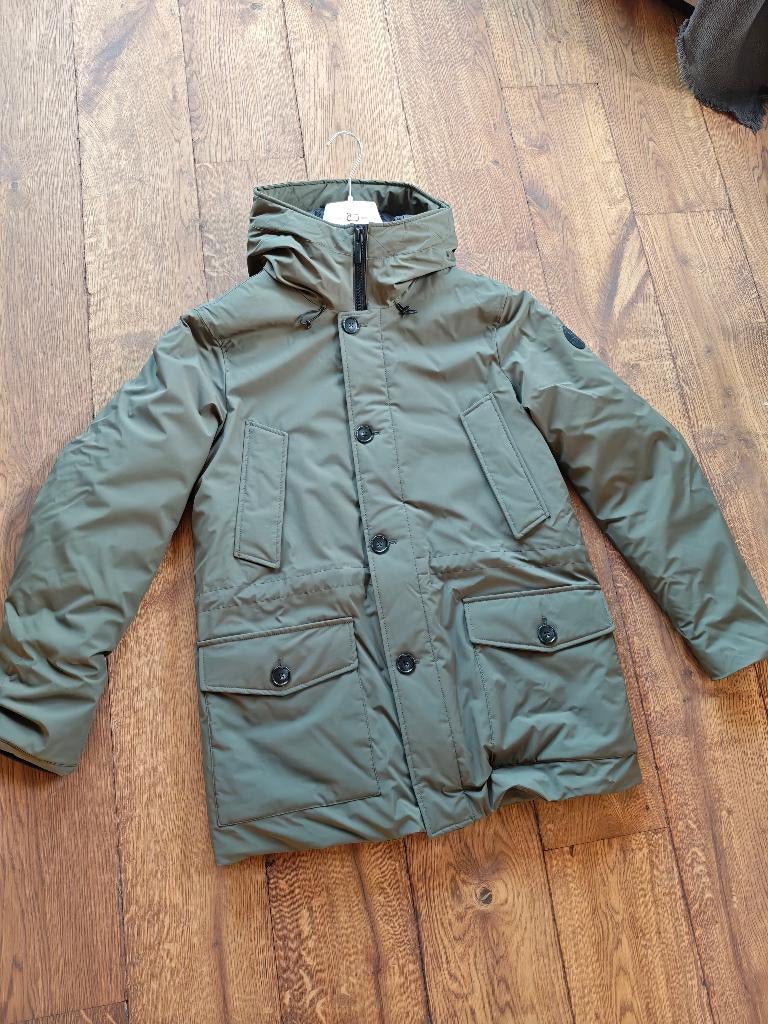 Nieuwe Woolrich dons parka jas maat XL, Kleding | Heren, Jassen | Winter, Ophalen of Verzenden, Woolrich, Groen, Maat 56/58 (XL)