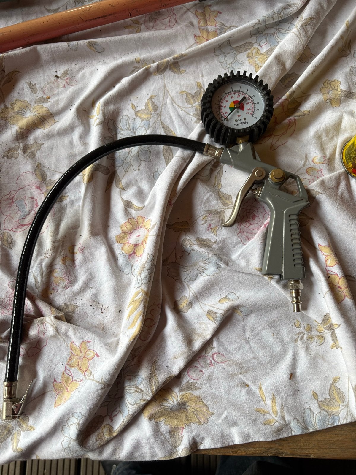 Bandenspanningsmeter met blaaspistool, Ophalen of Verzenden