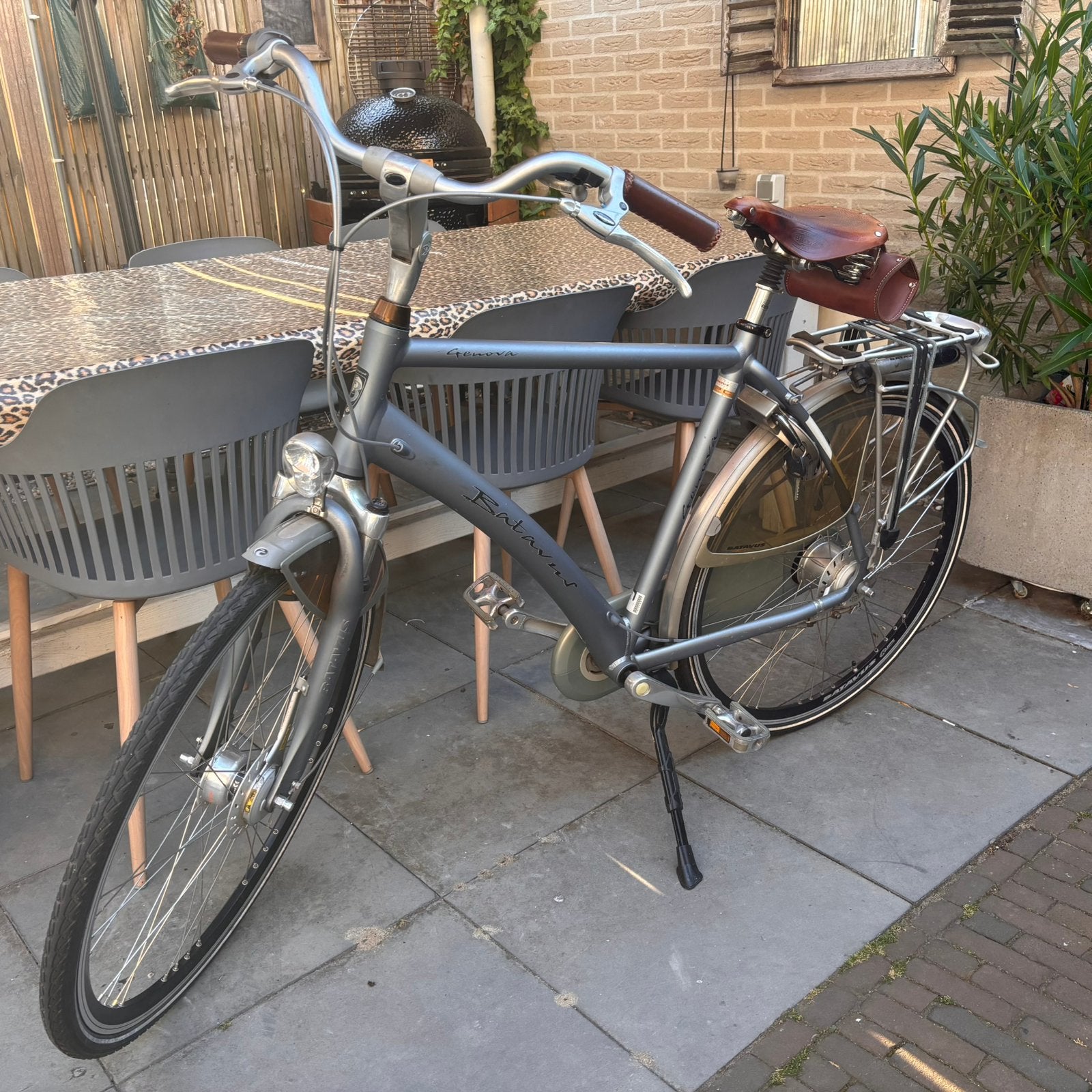 BATAVUS GENOVA - sterke herenfiets maat 57 cm - nette staat, Ophalen, Versnellingen, Batavus, Zo goed als nieuw