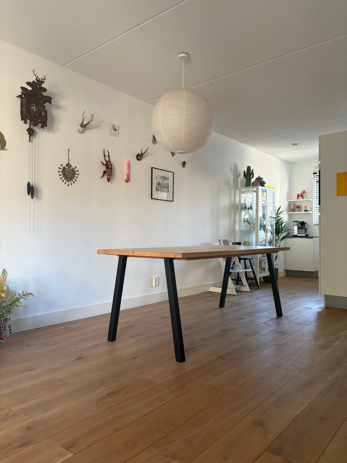 WOOOD Stalen A-poten tafel, 5x5x73cm (2 stuks) tafelpoot, Ophalen, Tafelpoot, Minder dan 50 cm, Minder dan 50 cm