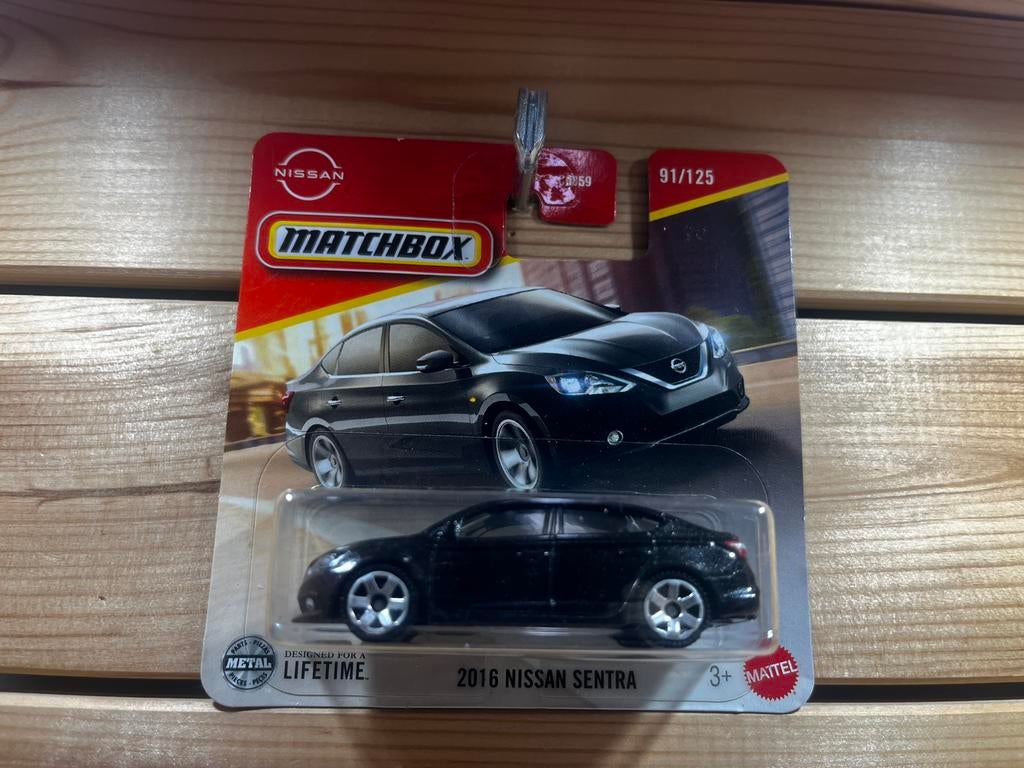 Nissan Sentra matchbox, Ophalen of Verzenden, Nieuw, Auto