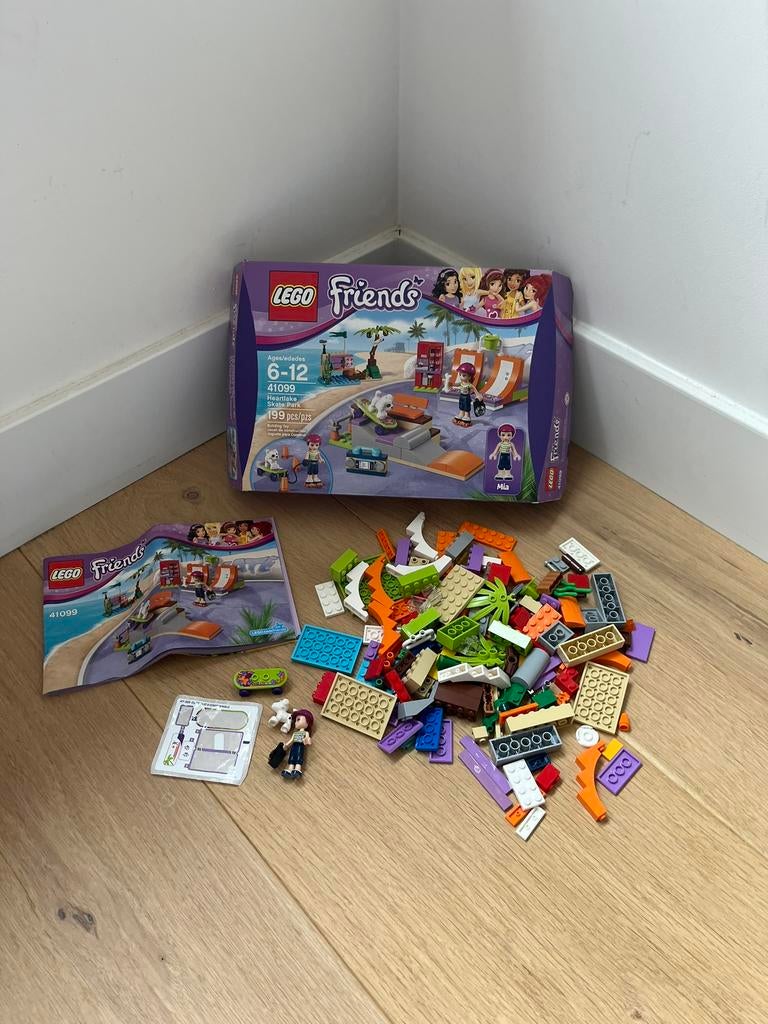 Lego friends 41099 heartlake skate park set, Inclusief minifiguren, Lego, Friends, Ophalen of Verzenden