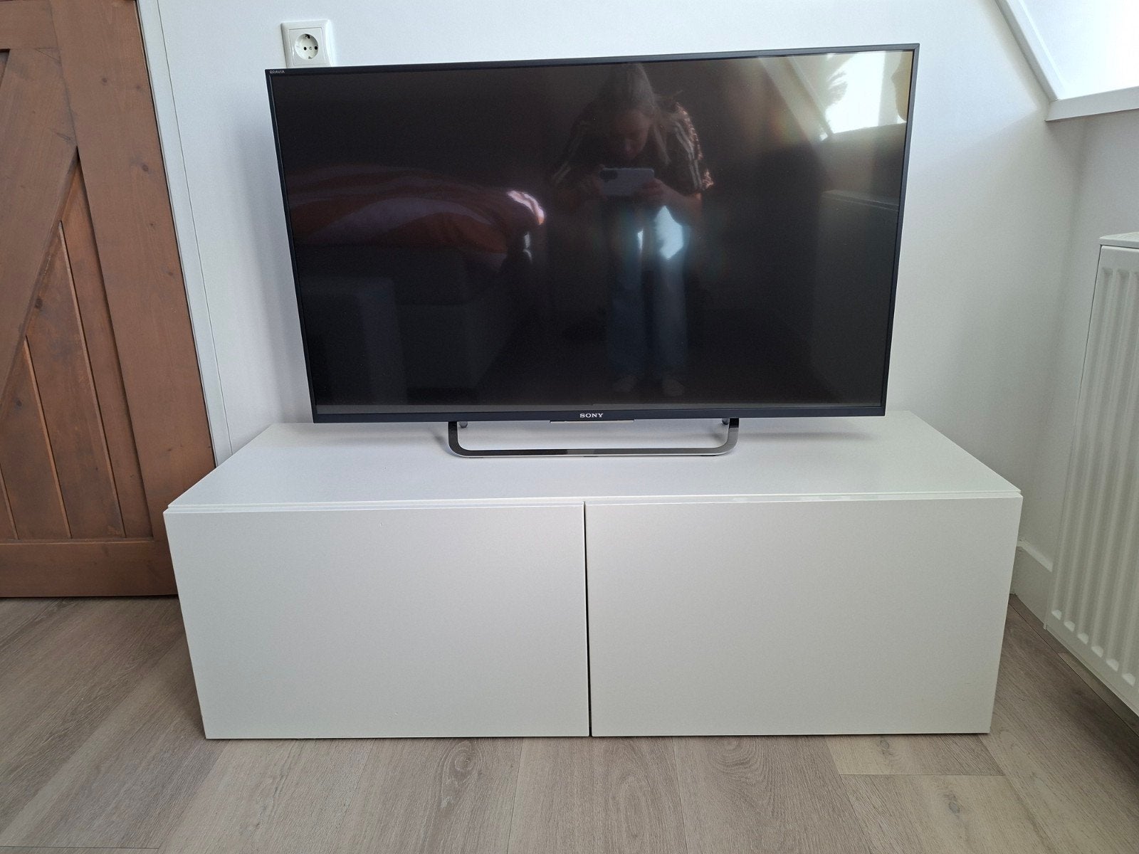 Ikea tv meubel besta, Ophalen, Overige materialen, 100 tot 150 cm, 100 tot 150 cm