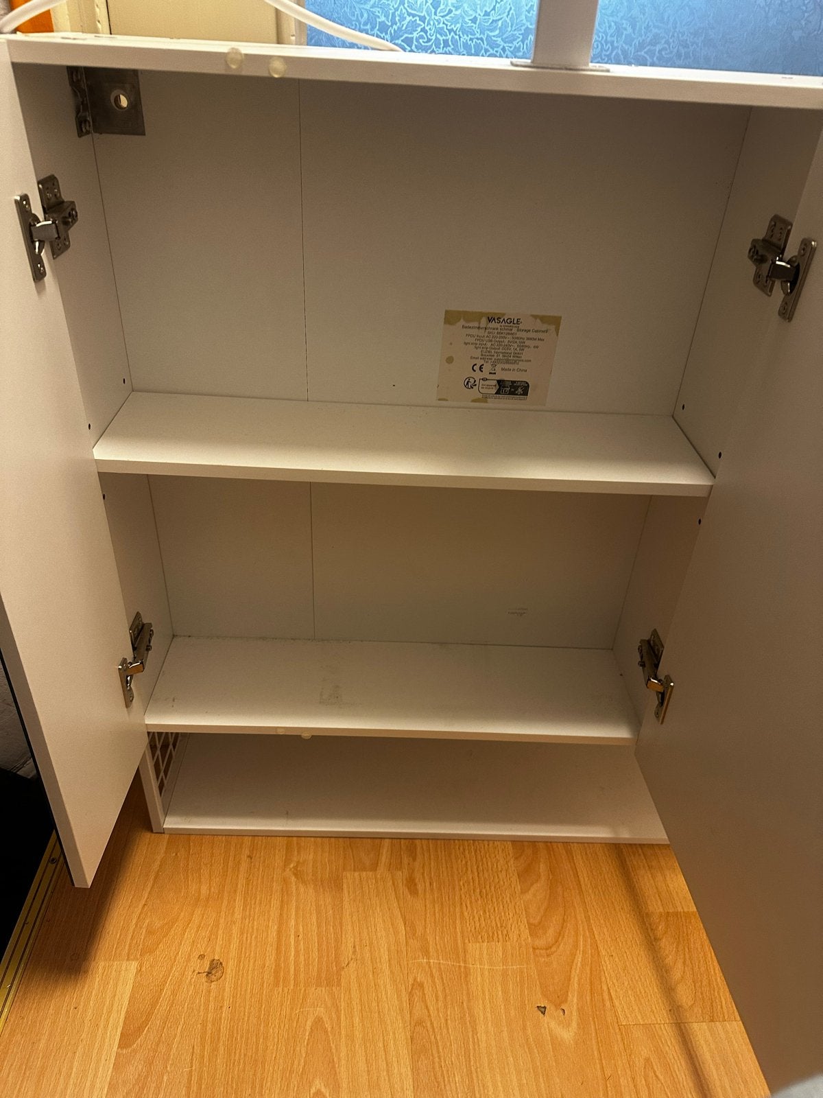 Badkamerkast met spiegel en verlichting, Ophalen, 50 tot 100 cm, Minder dan 25 cm, Minder dan 100 cm