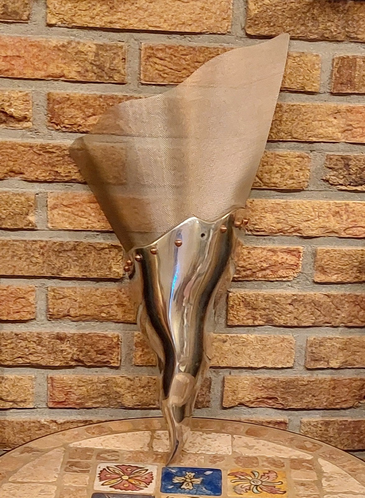 Bernard Dequet postmodern aluminium lamp, Ophalen of Verzenden, Gebruikt
