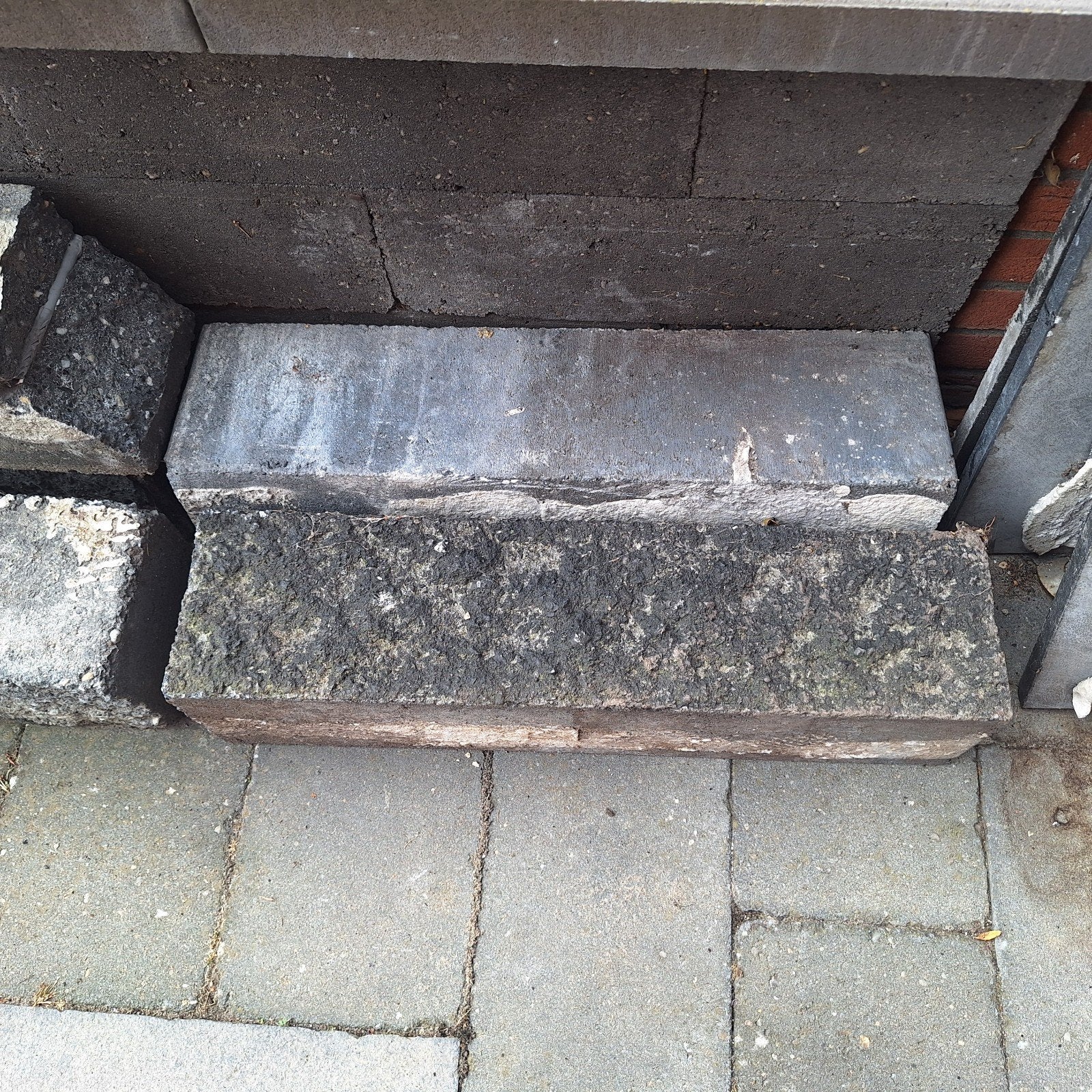 Diverse partij gebruikte stenen en tegels voor tuin of, Tuin en Terras, Ophalen, Gebruikt, Beton, Overige typen