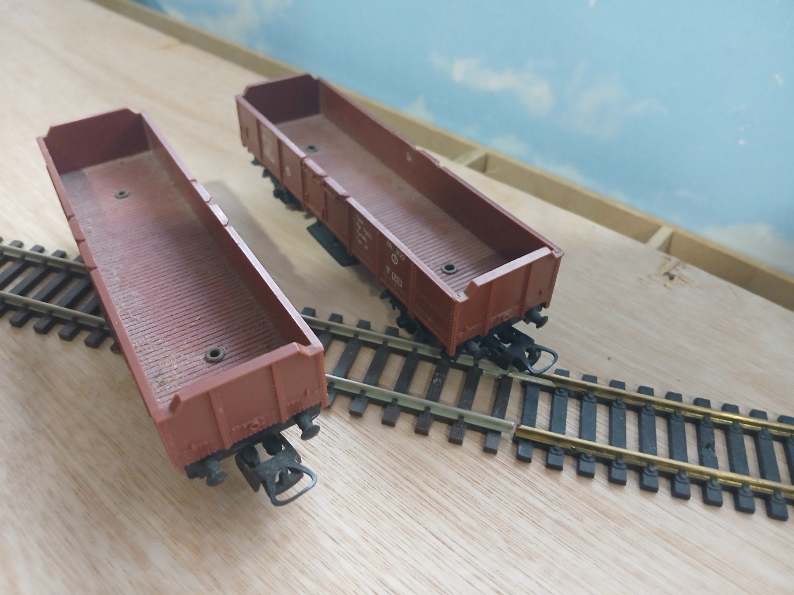 2 open wagens voor HO spoor, Ophalen of Verzenden, Gebruikt, Wagon
