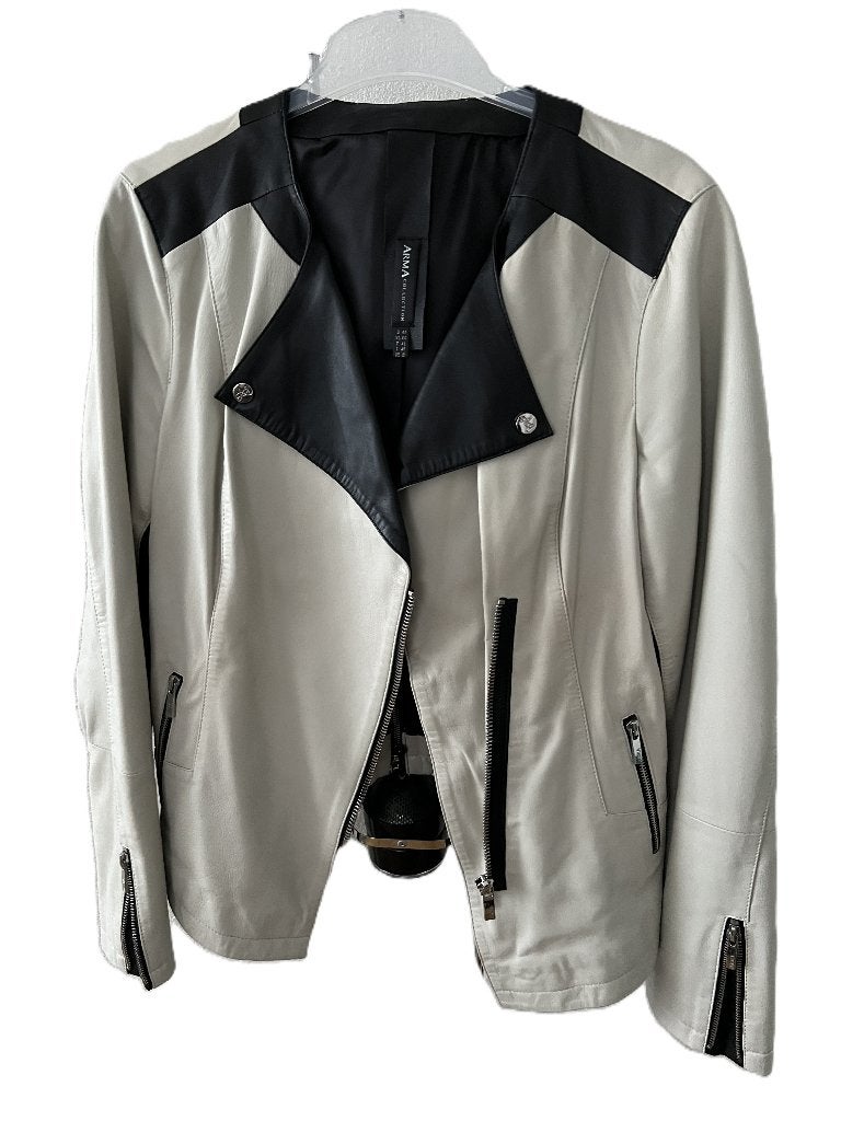 ARMA Collection leren jasje kit met zwart, maat 44, Verzenden, Zwart, Maat 42/44 (L), Zo goed als nieuw