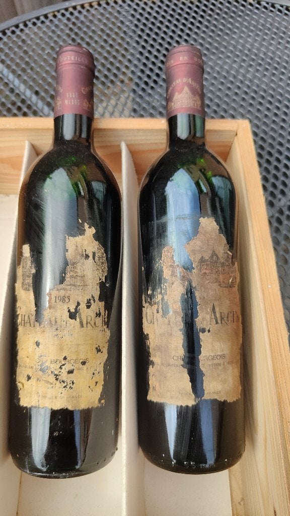 Chateau dArcuns Haut Medoc 1985, Frankrijk, Nieuw, Ophalen of Verzenden, Rode wijn