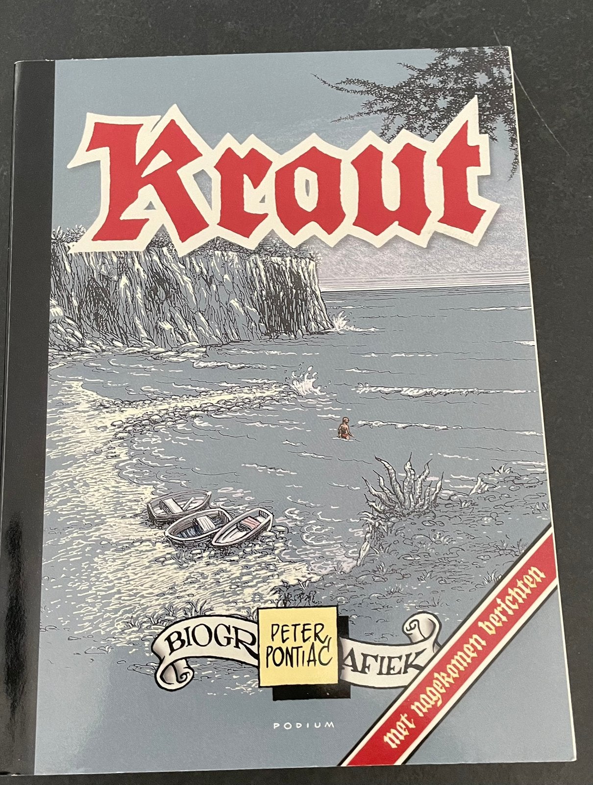Kraut biografiek Peter Pontiac, Eén stripboek, Ophalen of Verzenden, Zo goed als nieuw
