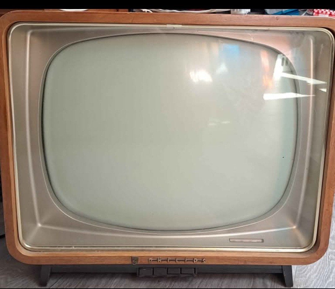 Leuke vintage Philips t.v. uit 1960, Audio, Tv en Foto, Vintage Televisies, Ophalen, 40 tot 60 cm, Philips