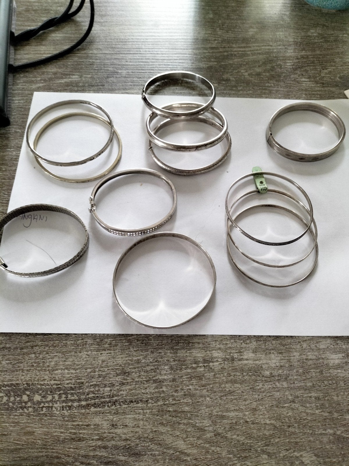 11 Oude Zilveren Armbanden - Diverse Stijlen, Sieraden, Tassen en Uiterlijk, Met kristal, Verzenden, Zo goed als nieuw, Zilver