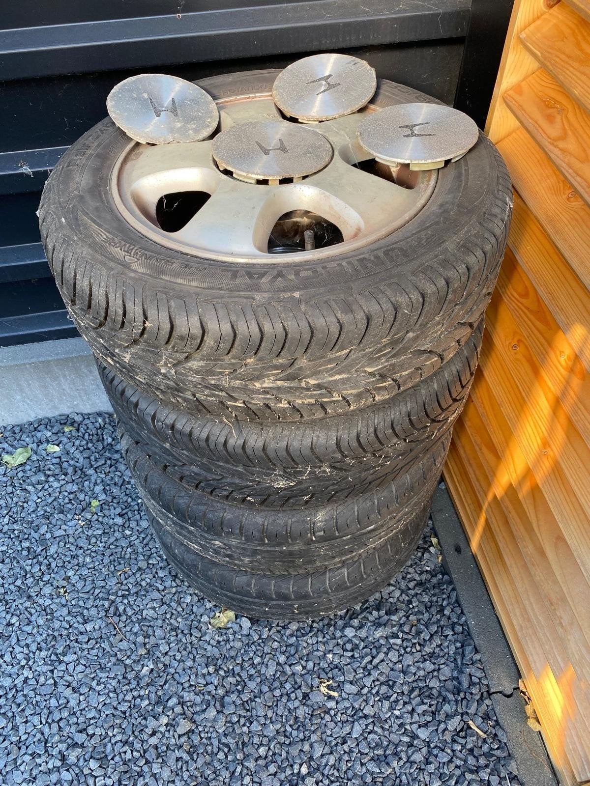 honda velgen net band, 14 inch, Gebruikt, Banden en Velgen, Personenwagen