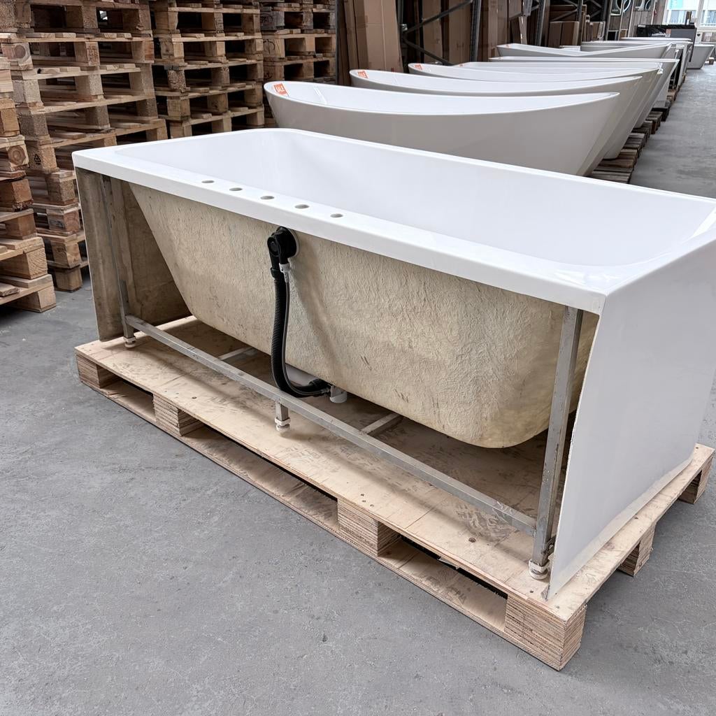 DESIGN bad half vrijstaand 160x75x60 luxe model nr301, Ophalen of Verzenden, Nieuw
