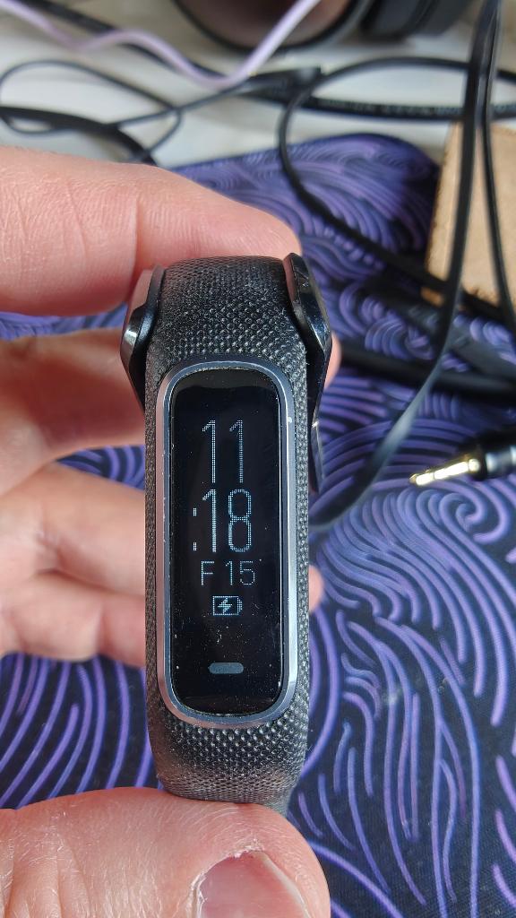 Garmin Vivosmart 4 Activity Tracker L – Zwart, Gebruikt, Zwart, Garmin, Ophalen of Verzenden