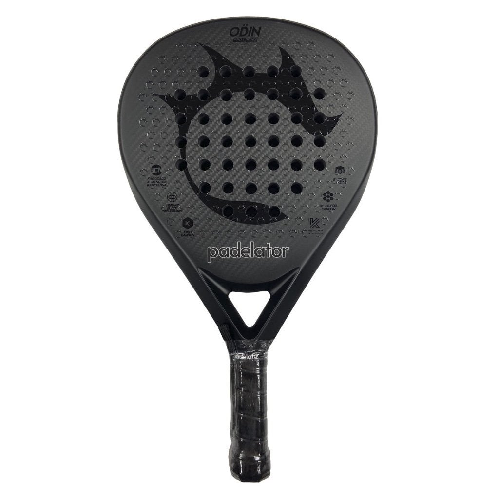 Padelator Ödin Pro Black | 3K Carbon Kevlar | Padel, Ophalen of Verzenden, Nieuw, Padelracket