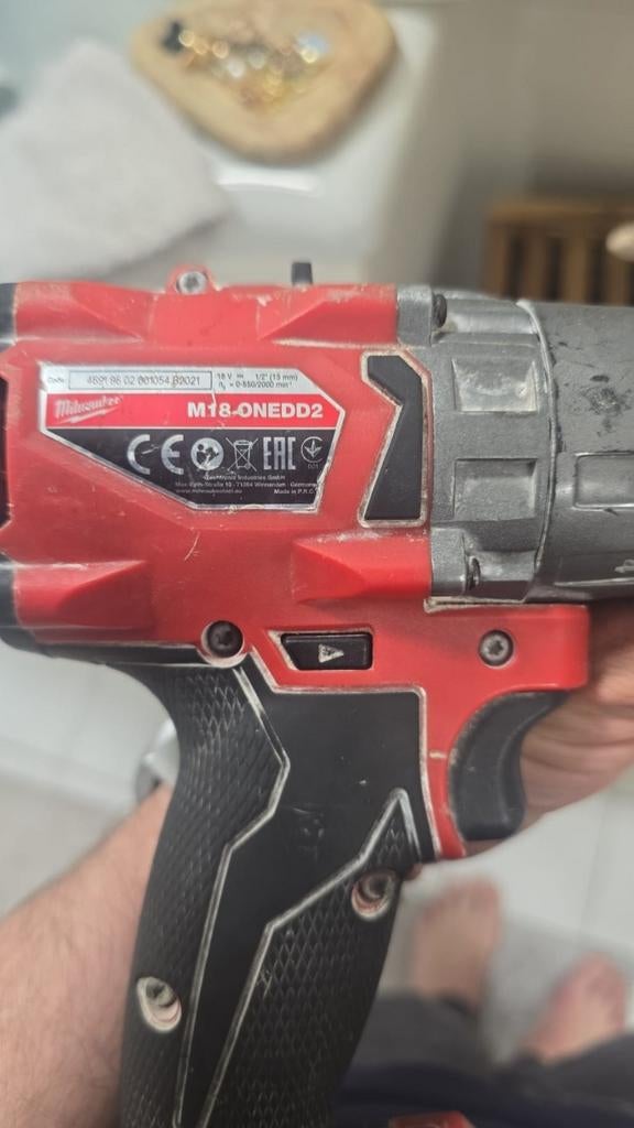 Milwaukee M18 ONE-KEY Boor-/Schroefmachine M18ONEPD2, Doe-het-zelf en Verbouw, Gereedschap | Boormachines, Ophalen of Verzenden