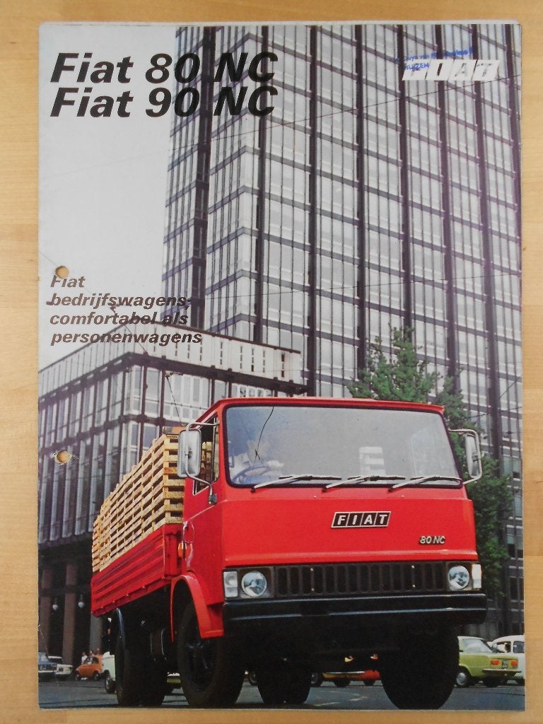 Fiat 80NC 90NC Brochure ca 1976 - 80 90 NC, Ophalen of Verzenden, Zo goed als nieuw, Overige merken, Fiat