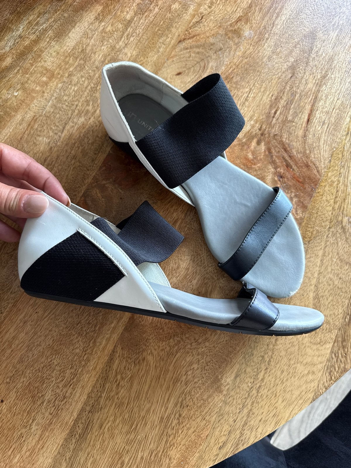 United Nude sandalen maat 38, Ophalen of Verzenden, Gedragen, Zwart, Sandalen of Muiltjes