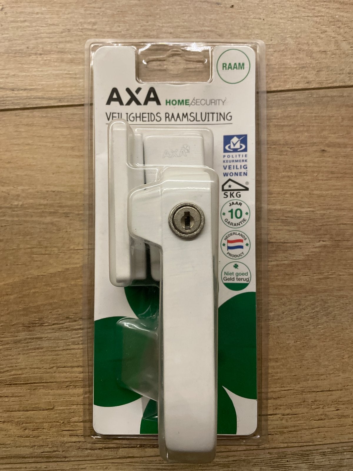 AXA Veiligheids Raamsluiting - Wit Aluminium, Verzenden, Nieuw, Overige materialen, Slot