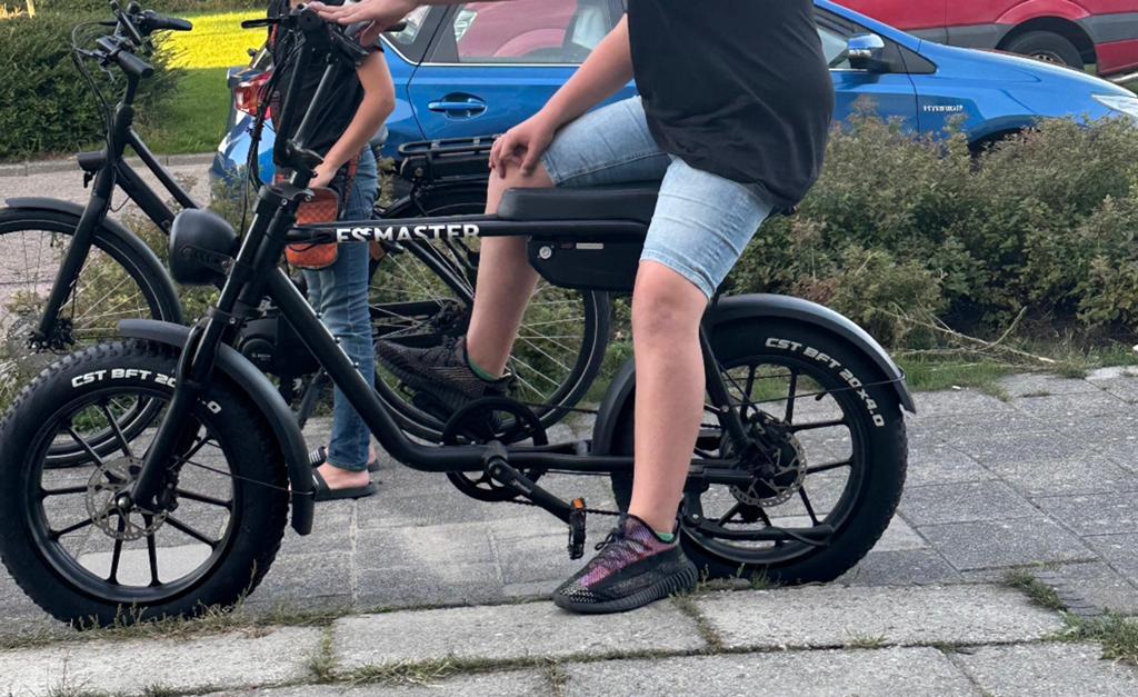 ESMASTER ghost Fatbike E-bike, Fietsen en Brommers, Elektrische fietsen, Gebruikt, 51 tot 55 cm, 30 tot 50 km per accu, Ophalen