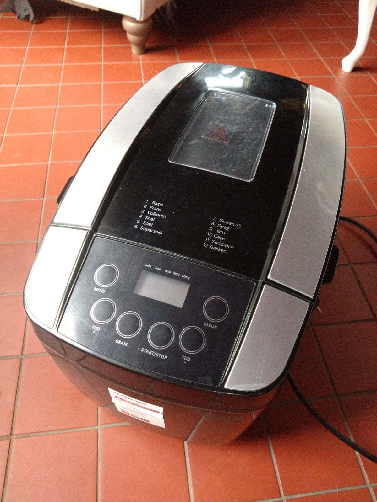 Inventum BM125 Broodbakmachine, Ophalen