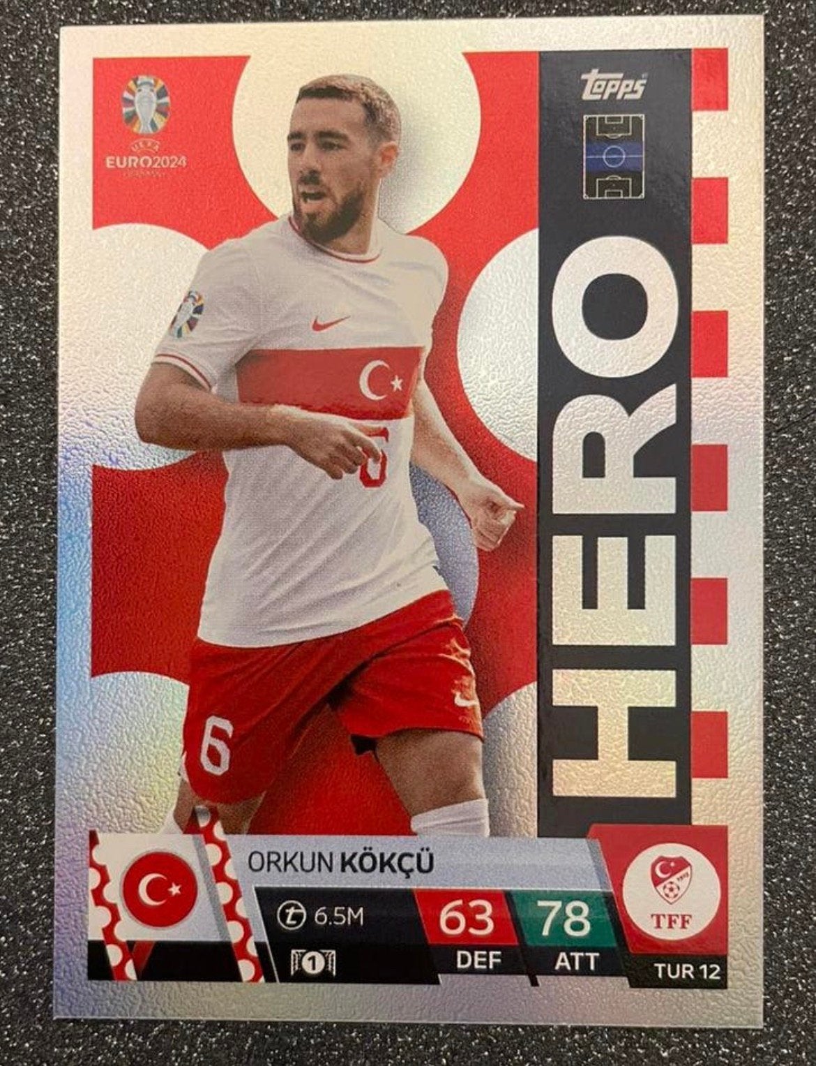 Topps EURO 2024    HERO    KÖKÇÜ    TÜRKIYE, Verzenden, Zo goed als nieuw, Plaatje