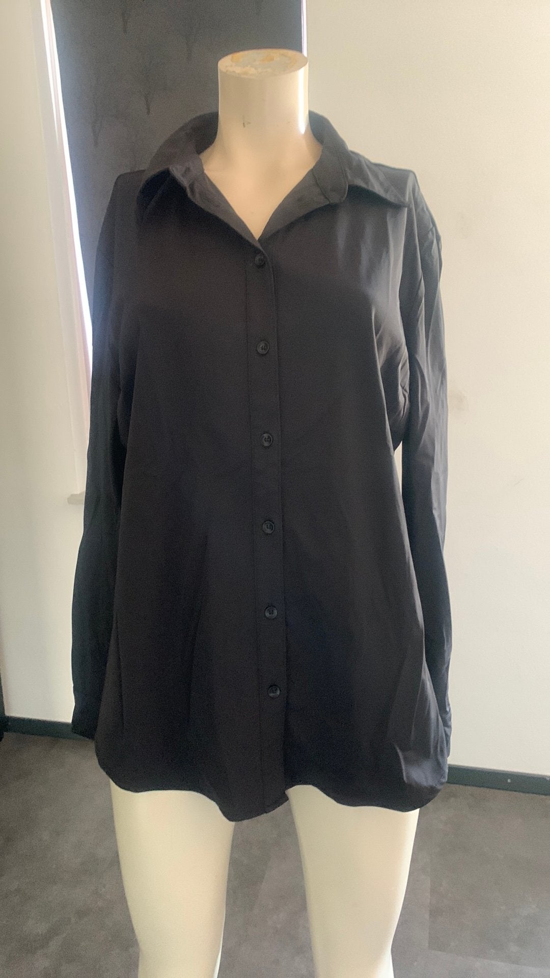 Nicolette kluijver bloes maat xl, Kleding | Dames, Ophalen of Verzenden, Zo goed als nieuw, Maat 46/48 (XL) of groter, Zwart