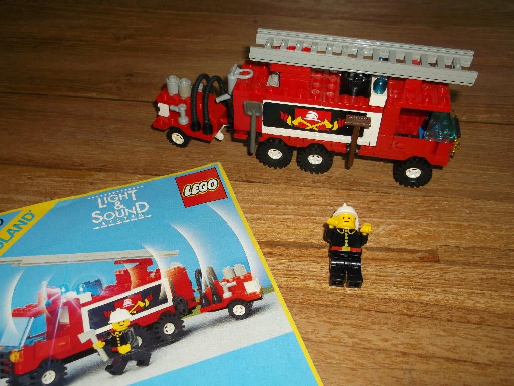 lego 6480 Hook and Ladder Truck, Gebruikt, Lego, Ophalen of Verzenden, Complete set