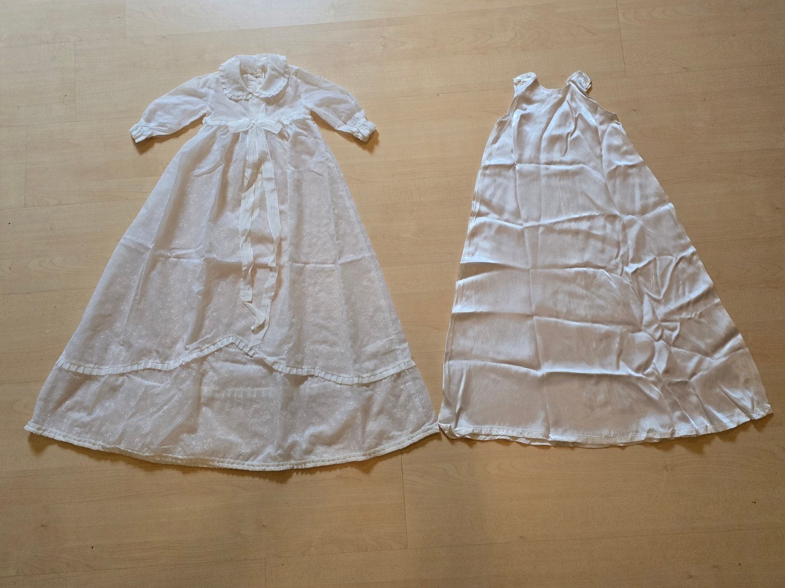 Vintage doopjurk + onderjurk jaren '60 - één keer gedragen, Ophalen of Verzenden, Zo goed als nieuw, Jongetje of Meisje