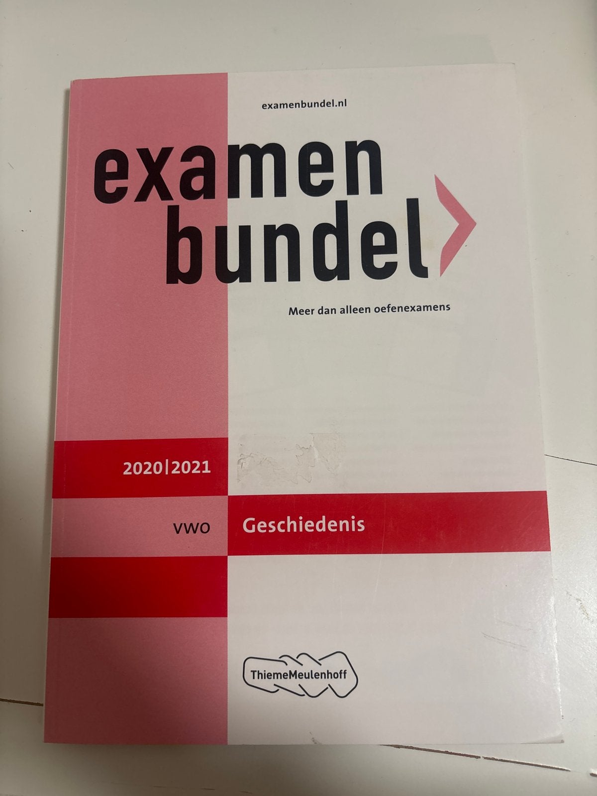 Examenbundel VWO Geschiedenis 2020/2021, Ophalen of Verzenden, Zo goed als nieuw, VWO, Geschiedenis