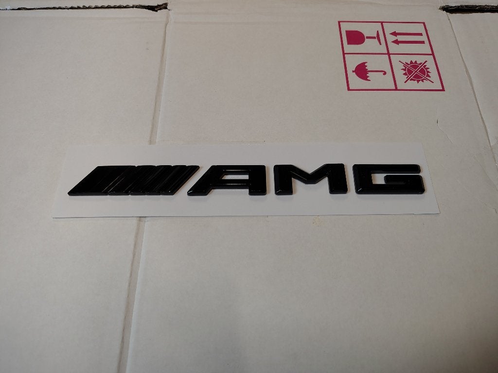 Mercedes AMG Embleem/ Zwart, Verzenden, Gebruikt