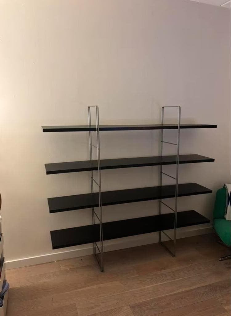 Vintage IKEA Enetri Wandkast Niels Gammelgaard Zwart/grijs, Gebruikt, Ophalen of Verzenden, X, X