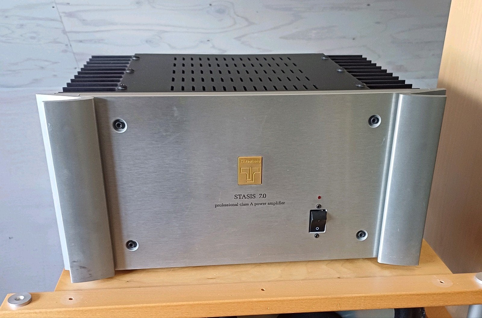 Threshold Stasis 7.0 Stereo Eindversterker Class A, Gebruikt, 120 watt of meer, Stereo, Ophalen