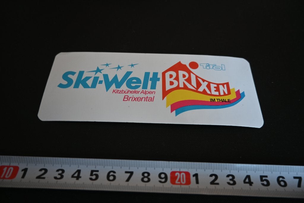 sticker ski-welt brixen im thale tirol kitzbüheler alpen, Ophalen of Verzenden, Zo goed als nieuw