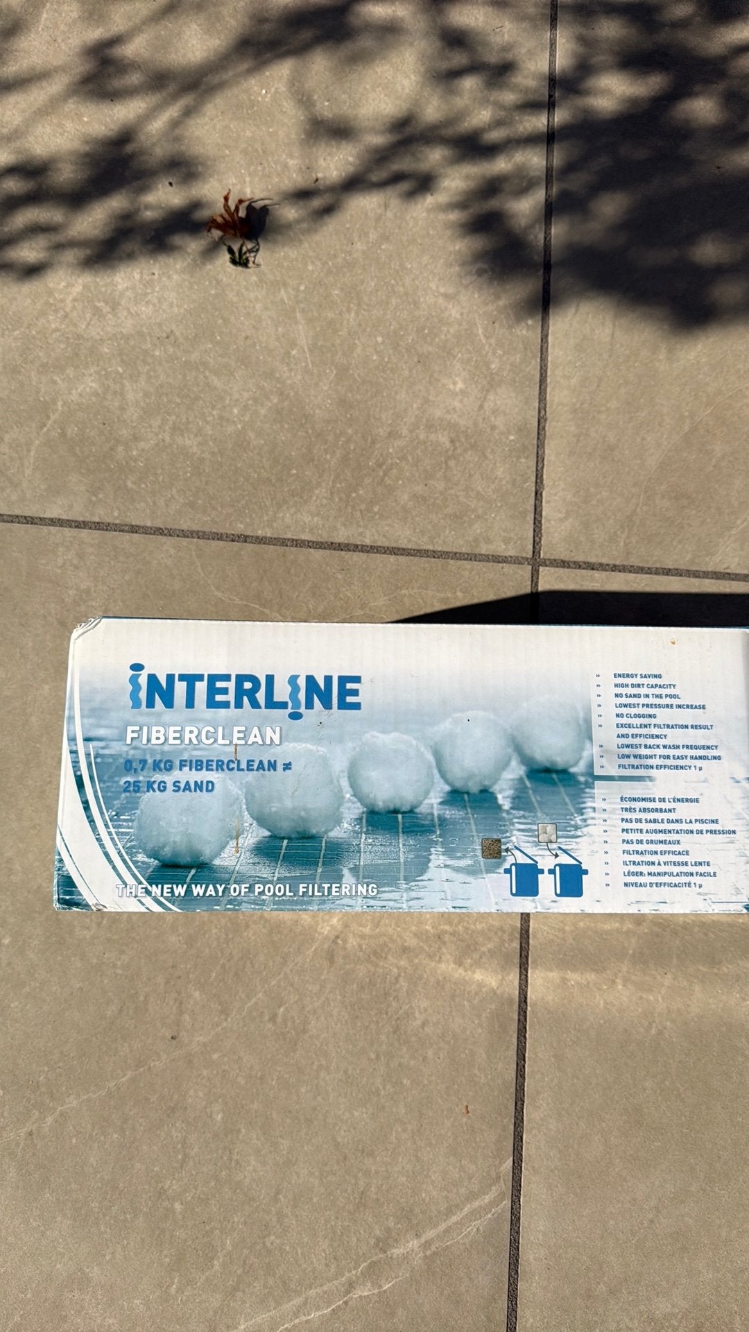 Interline fiberclean zwembad filterbollen, Ophalen, Nieuw