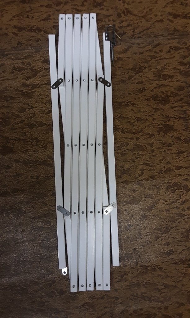 Kinder safety hekje, Ophalen, 100 tot 115 cm, Zo goed als nieuw, Schroefhekje