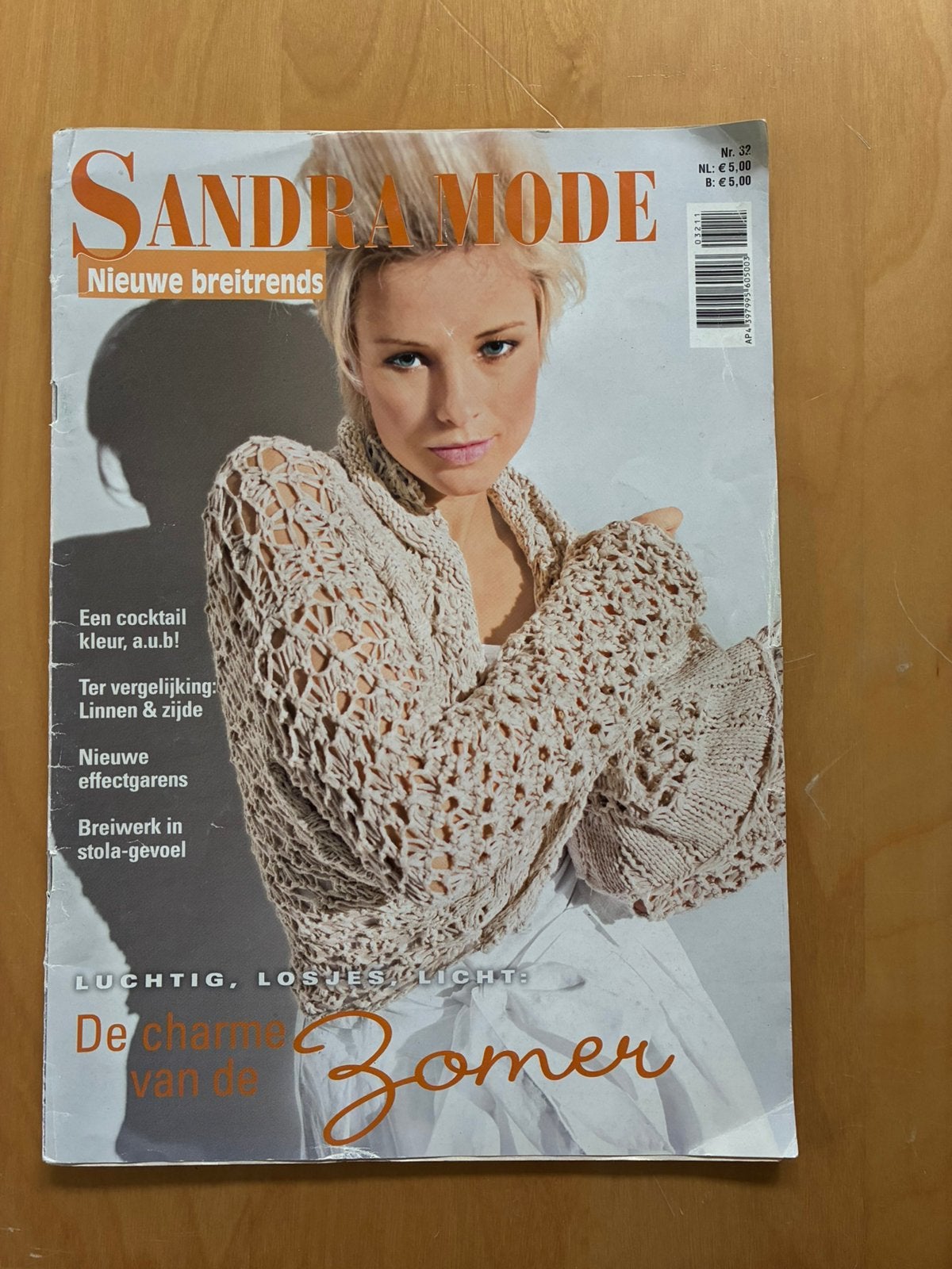 Sandra Mode - Nieuwe Breitrends nr. 32, Ophalen of Verzenden, Gebruikt, Breien