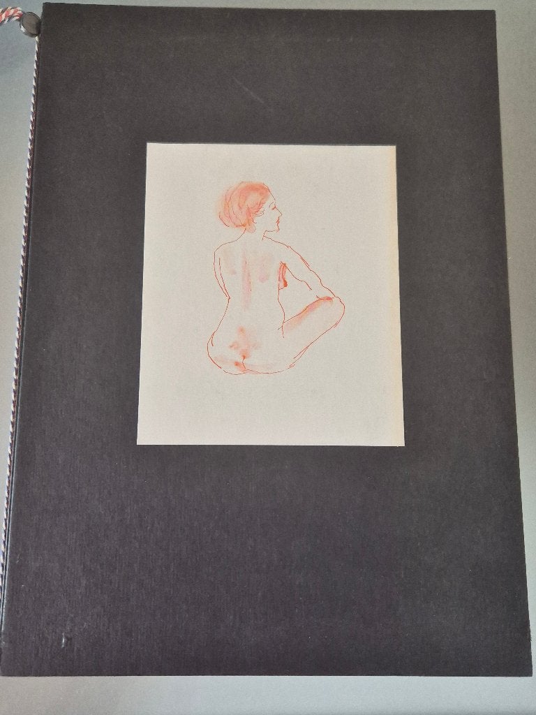 Naakttekeningen Nederlandse kunstenares Arja van den Berg, Arja van den Berg, Nieuw, Ophalen of Verzenden, Schilder- en Tekenkunst