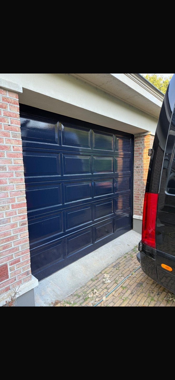 Elektrische sectionaal deur 310X250 garage deur, Ophalen, Gebruikt, Garagedeur, Hout