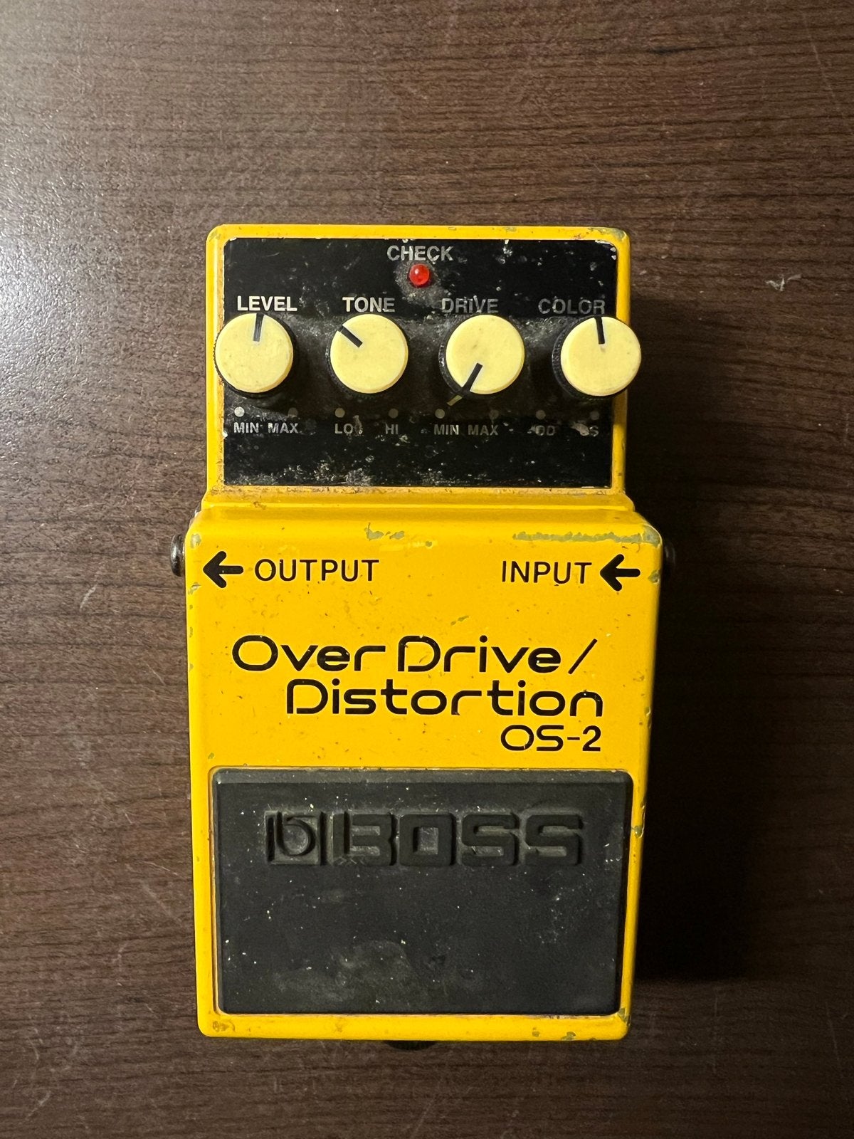 Boss OS-2 OverDrive/Distortion Pedaal, Muziek en Instrumenten, Ophalen of Verzenden, Gebruikt, Distortion, Overdrive of Fuzz
