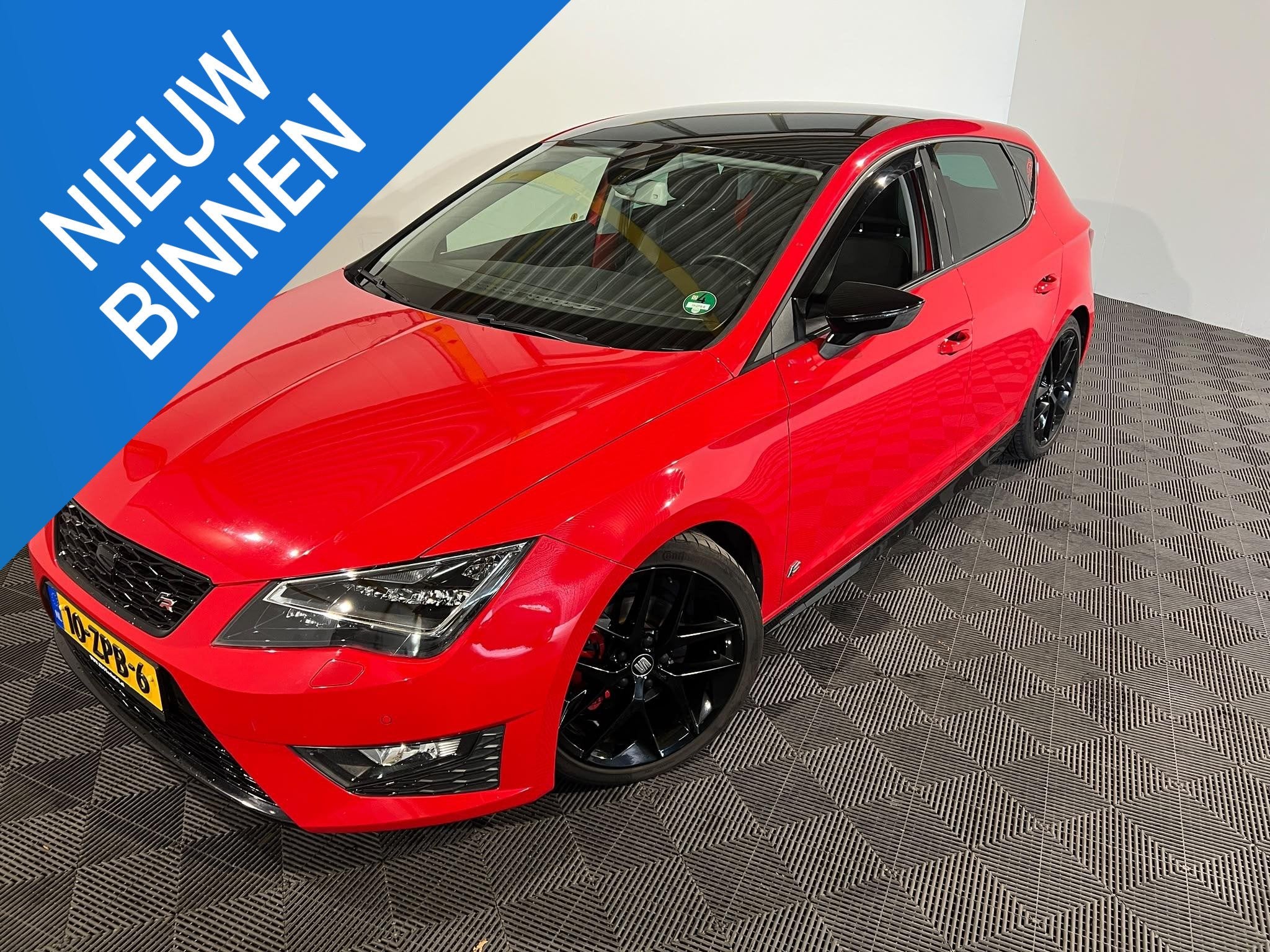 SEAT Leon 1.4 TSI FR, Auto's, Voorwielaandrijving, Stof, Gebruikt, Zwart