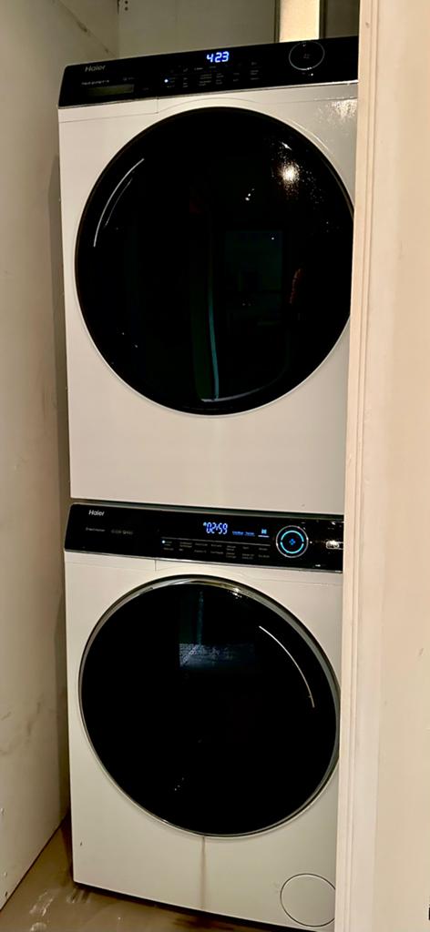 Haier Wasmachine 9kg energieverbruik A, Ophalen, 1200 tot 1600 toeren, 8 tot 10 kg, Zo goed als nieuw